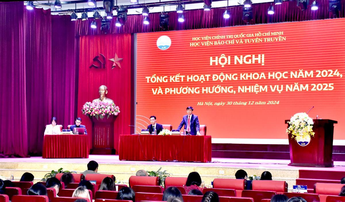 Hội nghị tổng kết hoạt động khoa học năm 2024 và phương hướng, nhiệm vụ năm 2025