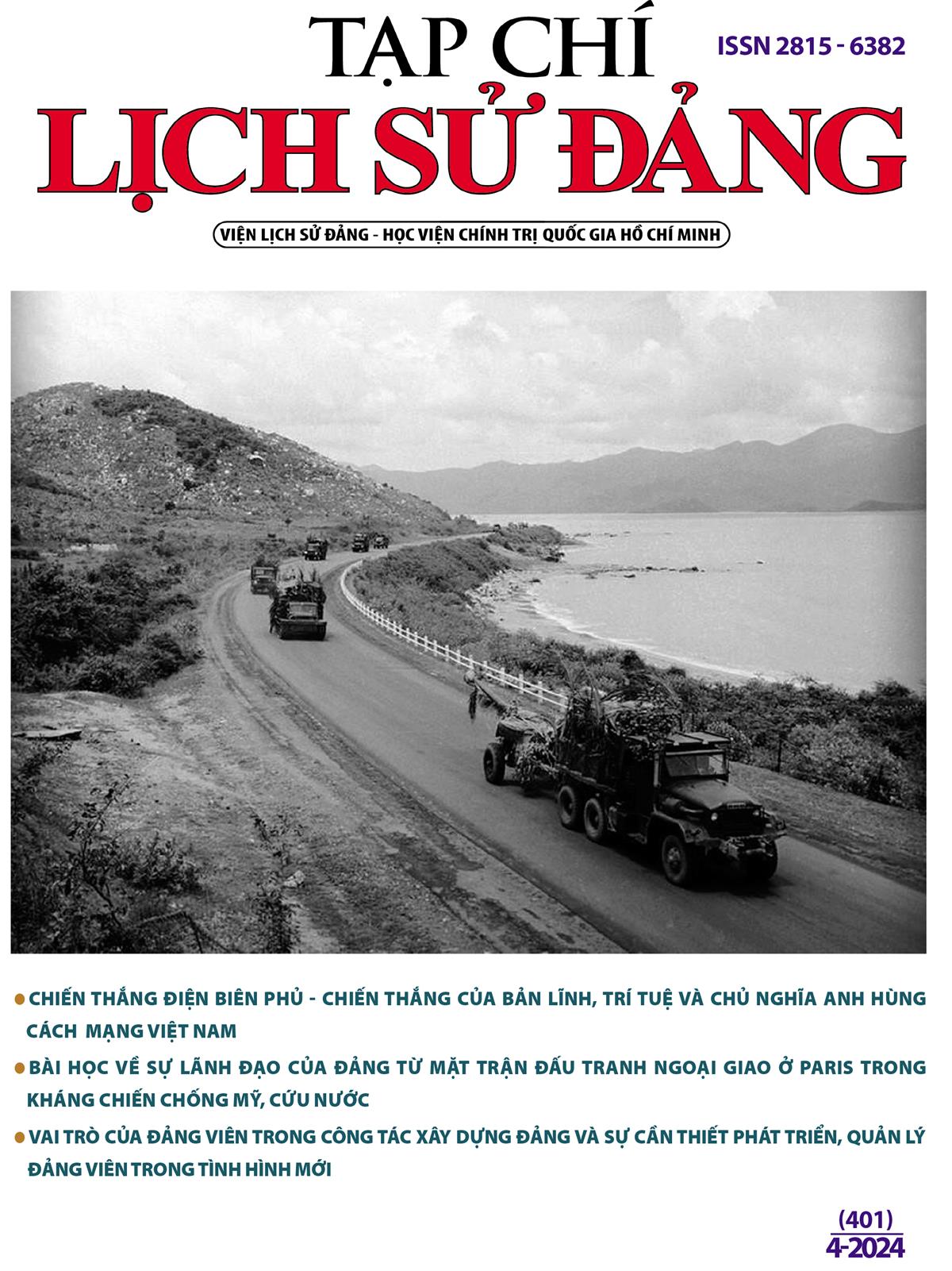 Mục lục Tạp chí Lịch sử Đảng, số 04- 2024
