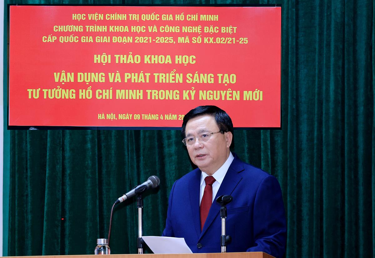 Scientific workshop “Applying and creatively developing Ho Chi Minh's thought in the new era”