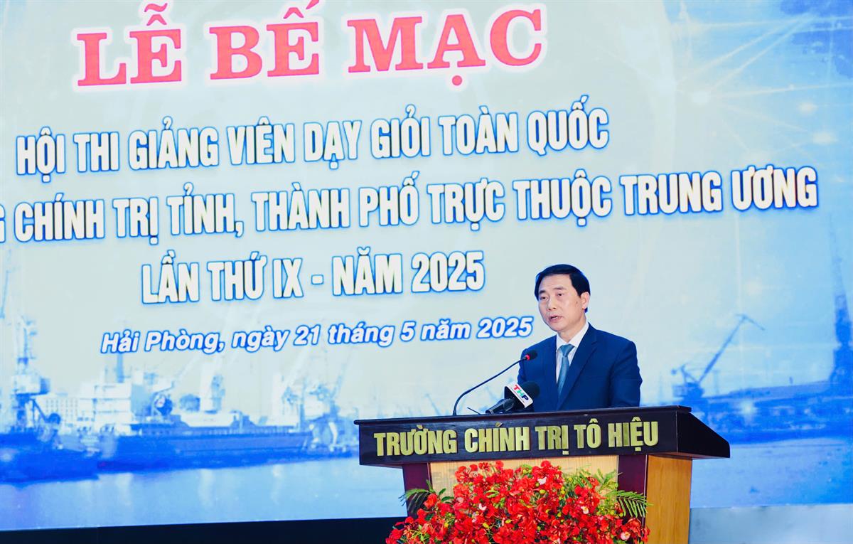 Bế mạc Hội thi Giảng viên dạy giỏi toàn quốc các trường chính trị tỉnh, thành phố trực thuộc Trung ương lần thứ IX - Năm 2025