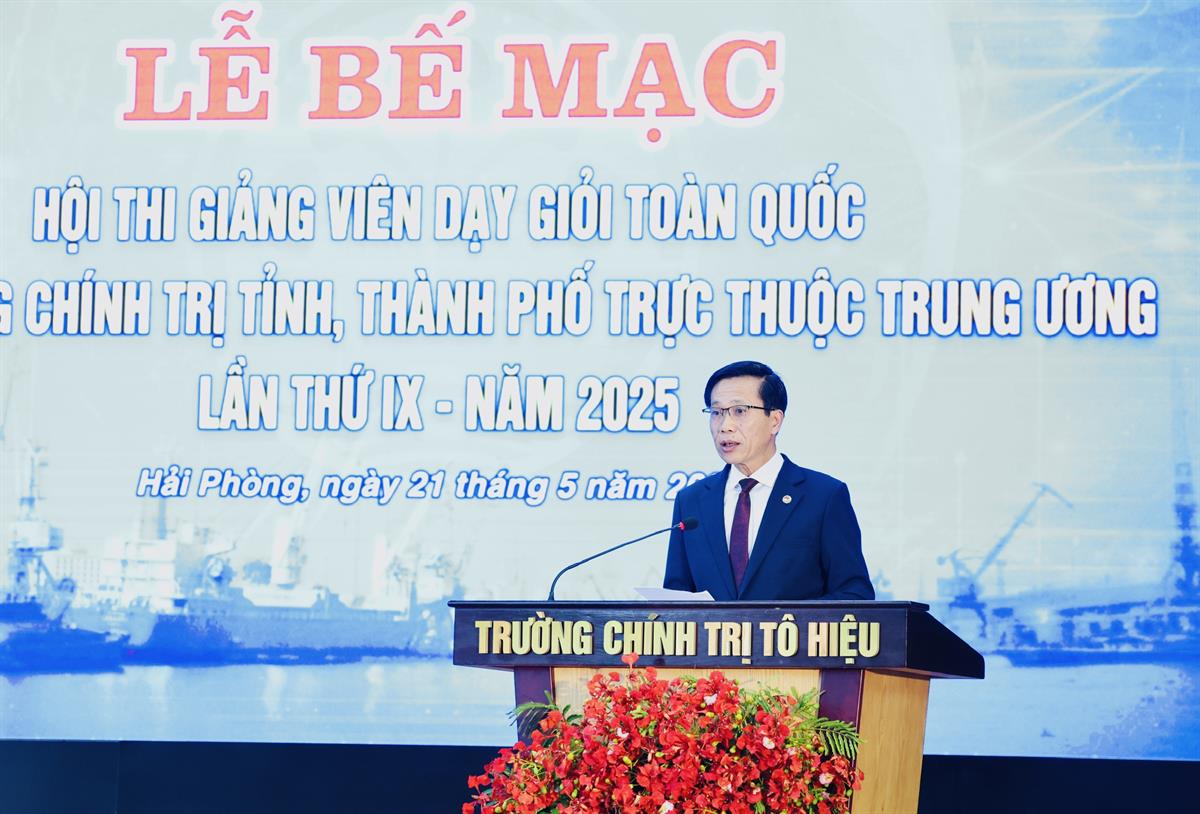 Bế mạc Hội thi Giảng viên dạy giỏi toàn quốc các trường chính trị tỉnh, thành phố trực thuộc Trung ương lần thứ IX - Năm 2025